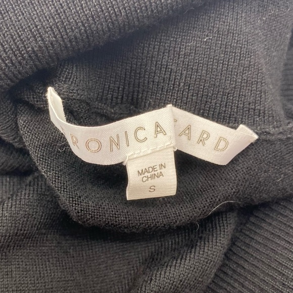 Veronica Beard | Nina Layered Slim-fit Jumper Mixed Media Sweater Silk Wool | S - Picture 11 of 13